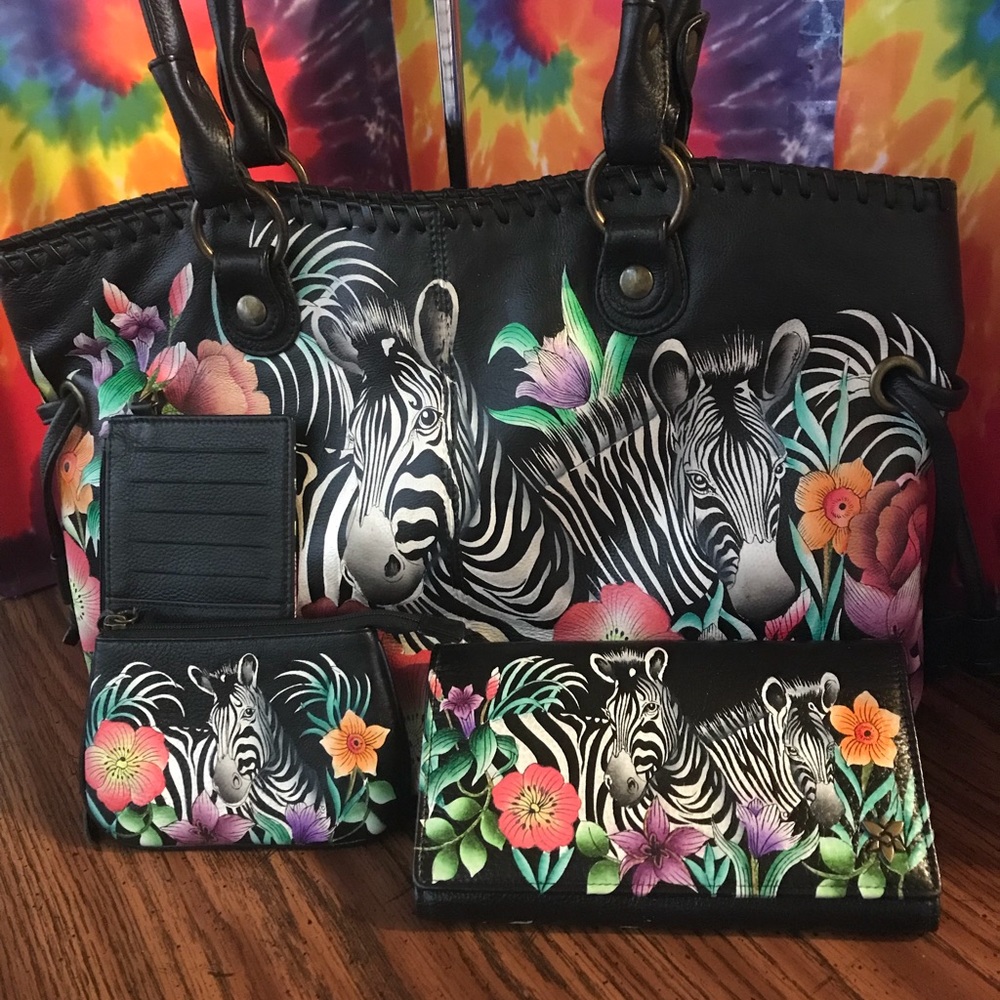 Anuschka Playful Zebras Set